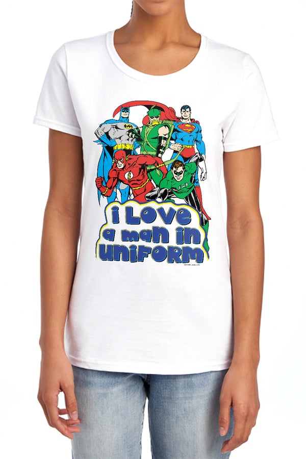 DC - I Love A Man In Uniform Women's Short Sleeve