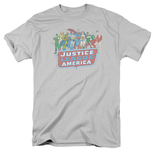 DC - Jla Lineup Adult Regular Fit Short Sleeve