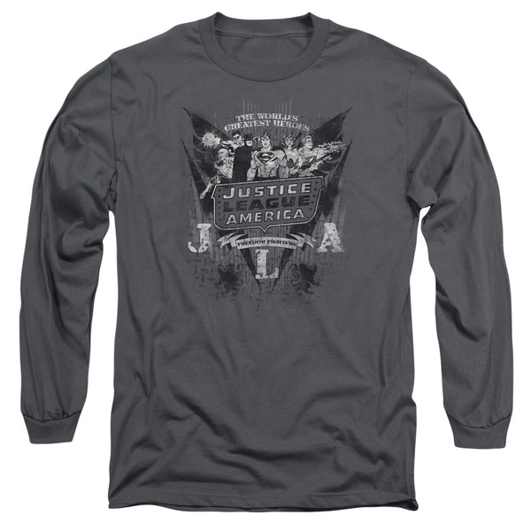 DC - Greatest Heroes Adult Long Sleeve