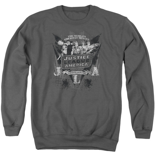 DC - Greatest Heroes Adult Crewneck Sweatshirt