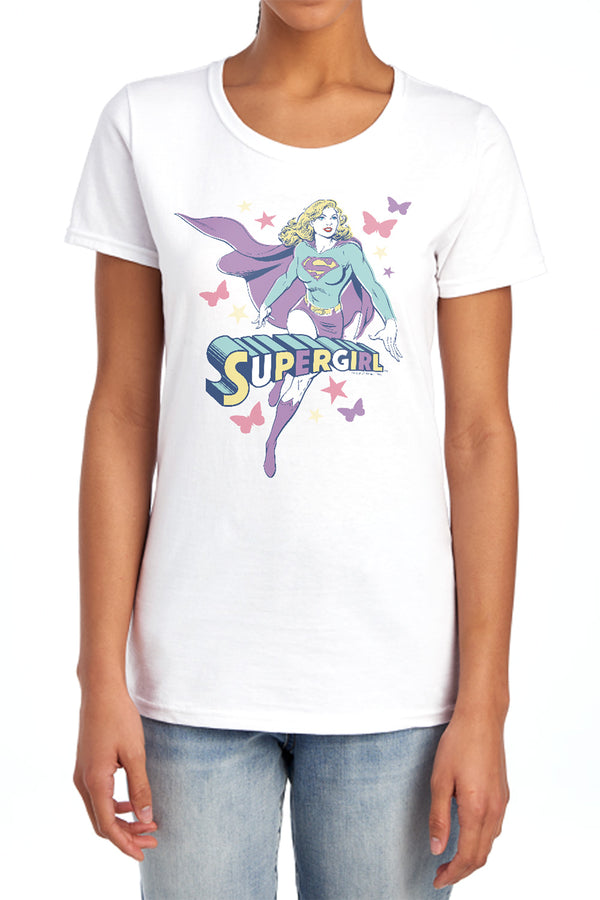 DC - Supergirl Pastels Women's Short Sleeve
