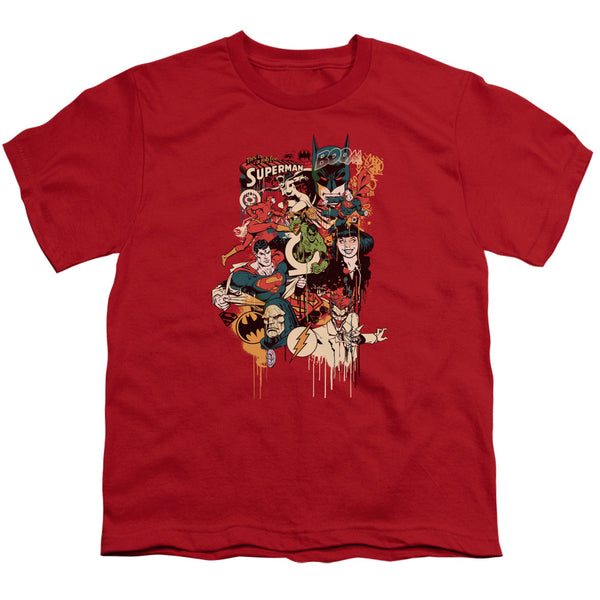DC - Dripping Characters Youth Short Sleeve