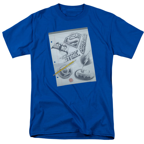 DC - Logo Note Paper Adult Regular Fit Short Sleeve