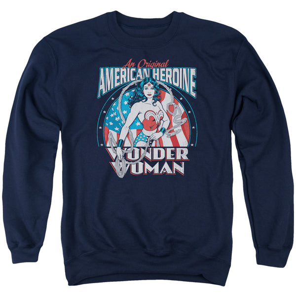 DC - American Heroine Adult Crewneck Sweatshirt