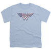 DC - Red,White & Blue Youth Short Sleeve