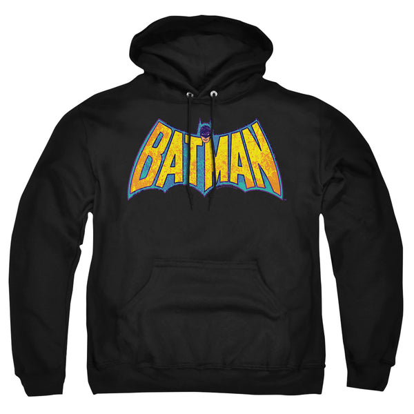 DCO - Batman Neon Distress Logo Adult Pullover Hoodie