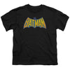 DCO - Batman Neon Distress Logo Youth Short Sleeve