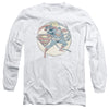 DCO - Retro Superman Iron On Adult Long Sleeve