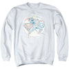 DCO - Retro Superman Iron On Adult Crewneck Sweatshirt