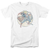 DCO - Retro Superman Iron On Adult Regular Fit Short Sleeve