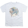 DCO - Retro Superman Iron On Youth Short Sleeve