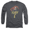 Flash - Desaturated Flash Adult Long Sleeve