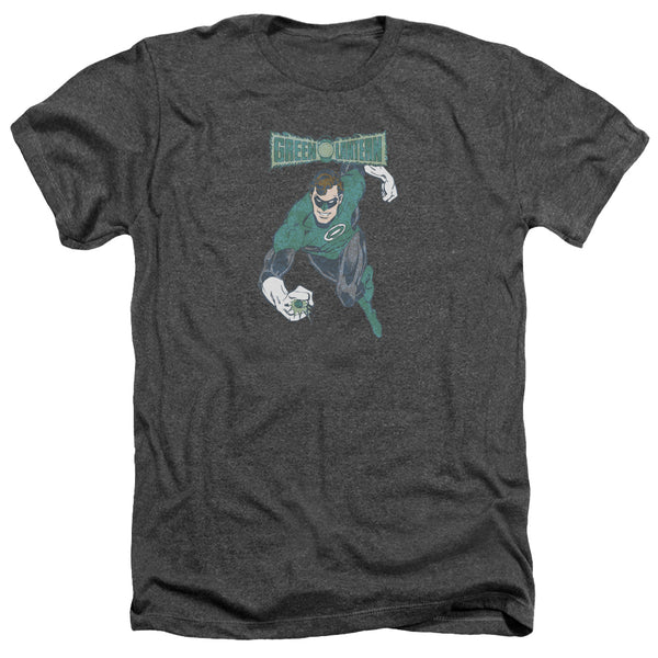 DCO - Desaturated Green Lantern Adult Regular Fit Heather Short Sleeve