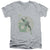 DCO - Retro Lantern Iron On Adult Slim Fit V Neck Cotton