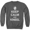 DC - Keep Calm And Kneel Adult Crewneck Sweatshirt