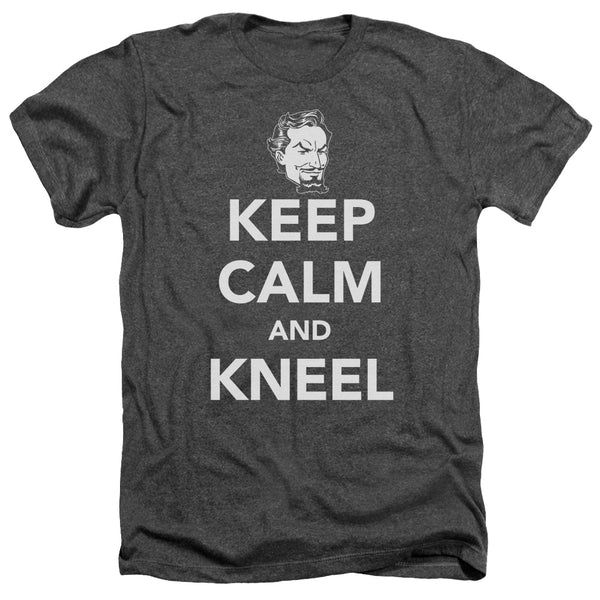 DC - Keep Calm And Kneel Adult Regular Fit Heather Short Sleeve