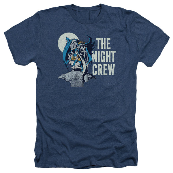 DC - Night Crew Adult Regular Fit Heather Short Sleeve