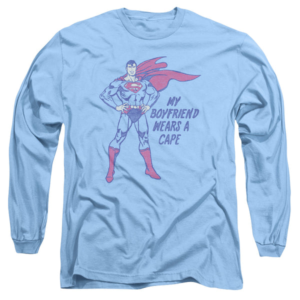 DC - Wears A Cape Adult Long Sleeve