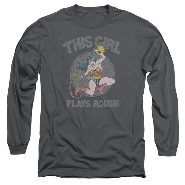 DC - Plays Rough Adult Long Sleeve