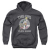 DC - Plays Rough Youth Hooded Sweatshirt