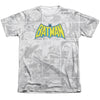 DC - Vintage Bat Strip Adult Regular Fit Short Sleeve 65 - 35 Poly - Cotton
