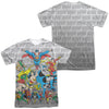 DC - Justice League Assemble Adult Regular Fit Short Sleeve 100% Poly