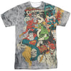 DC - Friends Or Foes Adult Regular Fit Short Sleeve 100% Poly