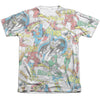 DC - Super Collage Adult Regular Fit Short Sleeve 65 - 35 Poly - Cotton