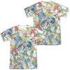 DC - Super Collage Adult Regular Fit Short Sleeve 100% Poly