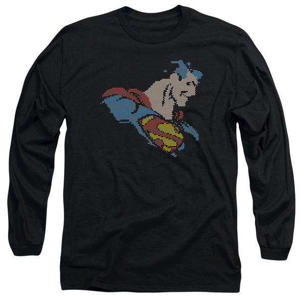 DC - Lite Brite Superman Adult Long Sleeve