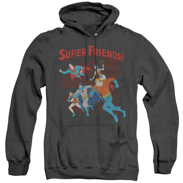 DC - Super Running Adult Heather Hoodie