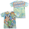 DC - Follow The Leader (Front - Back Print) Adult Regular Fit Short Sleeve 65 - 35 Poly - Cotton