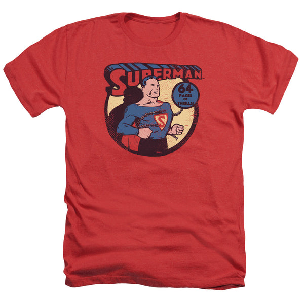 DC - Superman 64 Adult Regular Fit Heather Short Sleeve