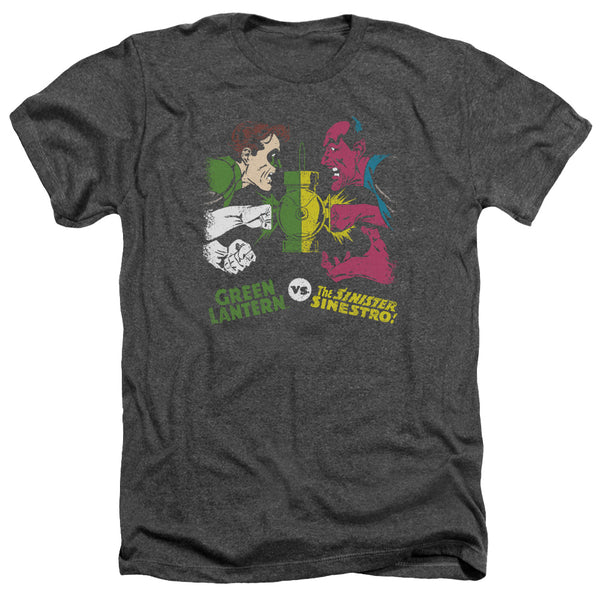 DC - Gl Vs Sinestro Adult Regular Fit Heather Short Sleeve