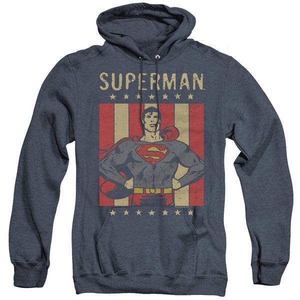 DC - Retro Liberty Adult Heather Hoodie