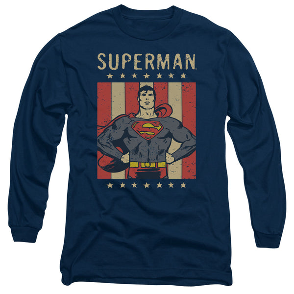 DC - Retro Liberty Adult Long Sleeve