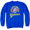 DC - Super Circle Adult Crewneck Sweatshirt