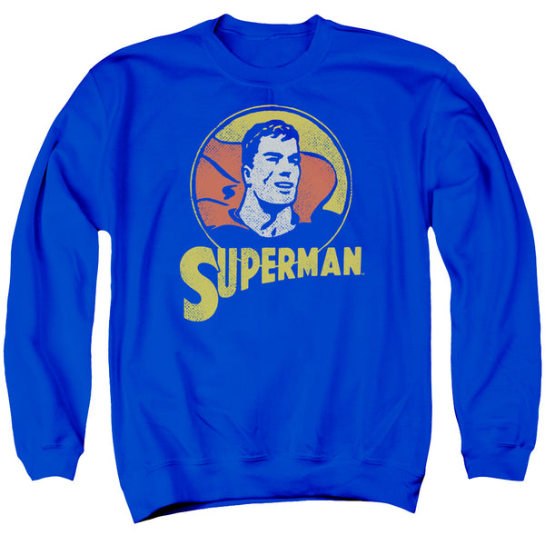 DC - Super Circle Adult Crewneck Sweatshirt