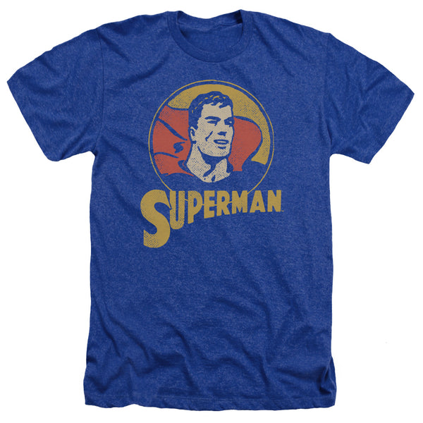 DC - Super Circle Adult Regular Fit Heather Short Sleeve