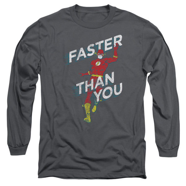 Flash - Faster Than You Adult Long Sleeve
