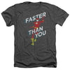 Flash - Faster Than You Adult Regular Fit Heather Short Sleeve