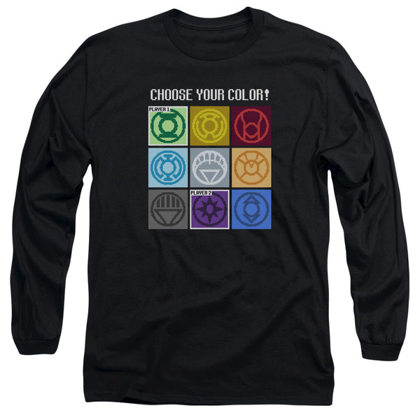 DC - Choose Your Color Adult Long Sleeve