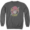 Flash - Vintage Voltage Adult Crewneck Sweatshirt
