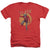 Flash - Circle & Stars Adult Regular Fit Heather Short Sleeve