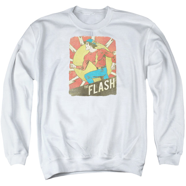 Flash - Tattered Poster Adult Crewneck Sweatshirt
