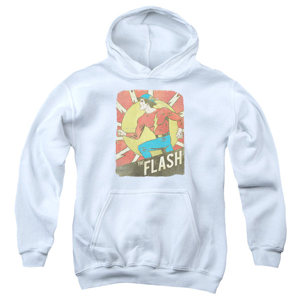 Flash - Tattered Poster Youth Hooded Sweatshirt