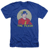 Flash - Faded Circle Adult Regular Fit Heather Short Sleeve