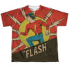 Flash - Vintage Comic Flash Youth Short Sleeve 100% Poly