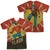Flash - Vintage Comic Flash (Front - Back Print) Adult Regular Fit Short Sleeve 100% Poly