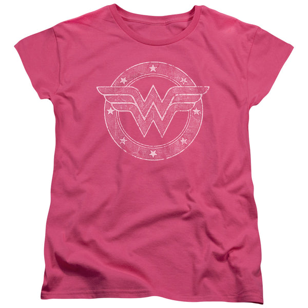 DC - Tattered Emblem Women's Short Sleeve